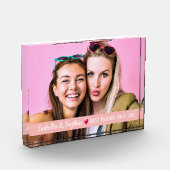 最高の友よモダンりカスタム写真テンプレートBFF フォトブロック (左)