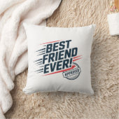 最高の友よ認め文字デザインる クッション (ブランケット)