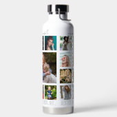 最高の友カスタマイズ人の写真コラージュ ウォーターボトル (左面)