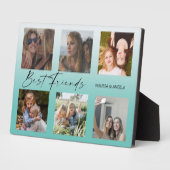 最高の友カスタマイズ人の写真コラージュ フォトプラーク (側面)