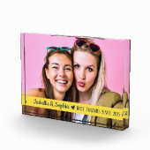 最高の友モダンカスタム黄BFF フォトブロック (右)