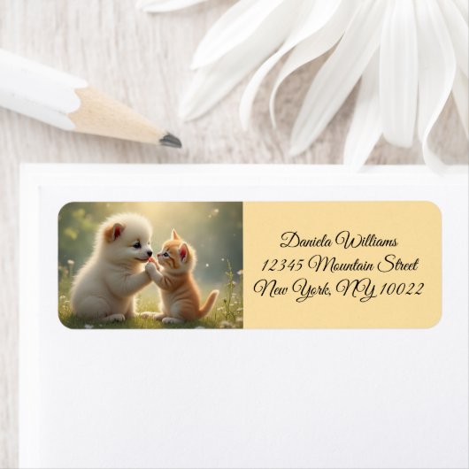 最高の友人よ与えよ私5 – かわいい子犬と子猫 ラベル (インサイチュ)