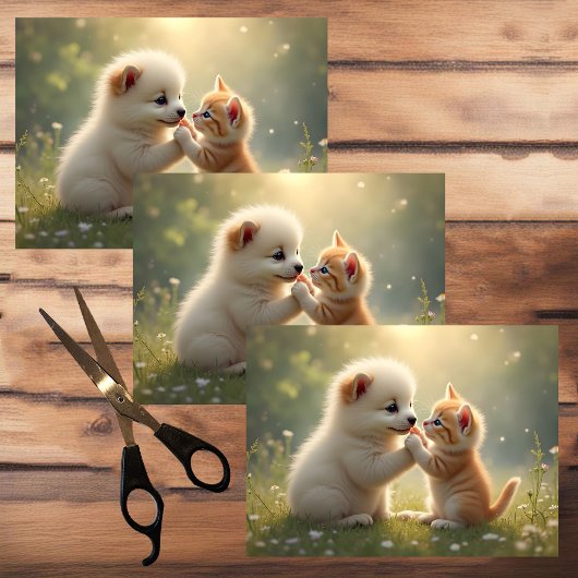 最高の友人よ与えよ私5 – かわいい子犬と子猫 薄葉紙