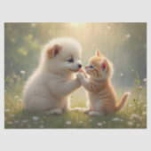 最高の友人よ与えよ私5 – かわいい子犬と子猫 薄葉紙 (正面)