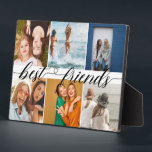 最高の友人カスタム写真かわいい6枚の写真コラージュ フォトプラーク<br><div class="desc">最高の友人カスタム写真かわいい6枚の写真コラージュ</div>