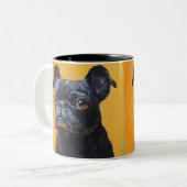 最高の友人ギフトカスタム写真Add Your Own Photo ツートーンマグカップ (正面左)