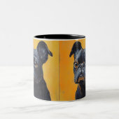 最高の友人ギフトカスタム写真Add Your Own Photo ツートーンマグカップ (中央)