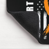 最高の友人ギフト多発性硬化症旗のサポート マウスパッド (コーナー)