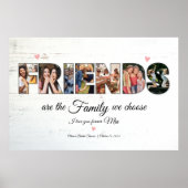 最高の友人写真コラージュのギフトポスター ポスター (正面)