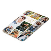 最高の友人写真集かわいいパーソナライズされた マグネット (左側)