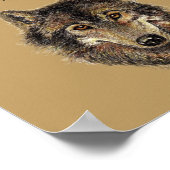 最高の友人感動的引用文ウルフ ポスター (角)