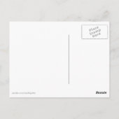 最高の友人4葉クローバーハガキ ポストカード (裏面)