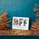 最高の友人BFFフォトコラージュベッテシンプルィ引用文 フォトプラーク (側面)