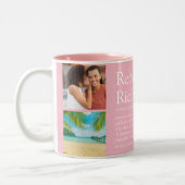 最高の友人BFFベッティ定義フォトピンク ツートーンマグカップ (左)