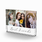 最高の友友モダン友の写真コラージュ フォトブロック (右)