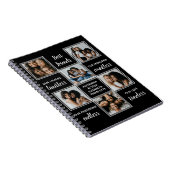 最高の友友引用文ユニーク写真コラージュ ノートブック (右側)