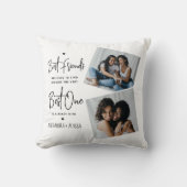 最高の友友引用文友だち写真 クッション (正面)