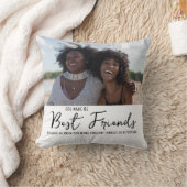 最高の友友引用文白写真 クッション (ブランケット)