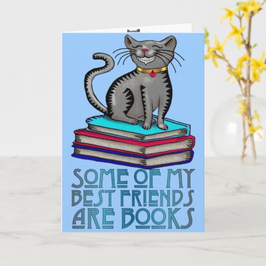 最高の友空白の人 カード (黄色い花)