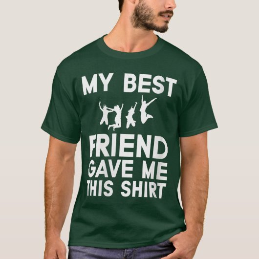 最高の友達がくれた最高のヒント レディース Tシャツ (正面)
