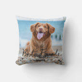 最高の友達がペットの記念忘れ写真を撮らない クッション (正面)