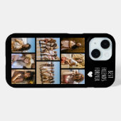 最高の友達だよ 8枚の写真 ブラック Case-Mate iPhoneケース (裏面 (横))