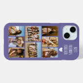 最高の友達だよ 8枚の写真 紫色 Case-Mate iPhoneケース (裏面 (横))