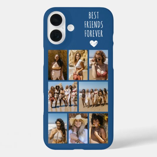 最高の友達だよ 8 写真 ブルー Case-Mate iPhoneケース (裏面)