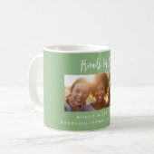 最高の友達の写真名 コーヒーマグカップ (正面左)