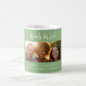 最高の友達の写真名 コーヒーマグカップ (中央)