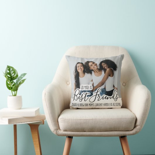 最高の友達の友情引用文写真 クッション (椅子)