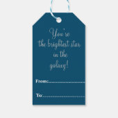 最高の友達の誕生日メッセージ ギフトタグ (裏面)