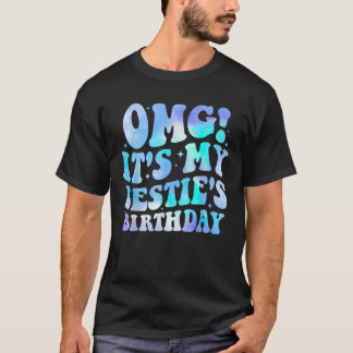 最高の友達の誕生日 おもしろいベストフレンド バイ Tシャツ