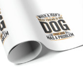 最高の友達は犬 Funny Dog Quote ラッピングペーパー (ロールコーナー)