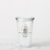 最高の友達へのプレゼント ベストフレンド BFF フォトメッセージ アクリルタンブラー (裏面)