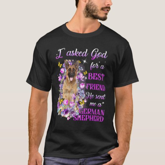 最高の友達を神様に願ったらドイツ人がやってきた Tシャツ (正面)