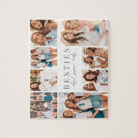 最高の友達エレガントBFF Collage写真 ジグソーパズル (縦)