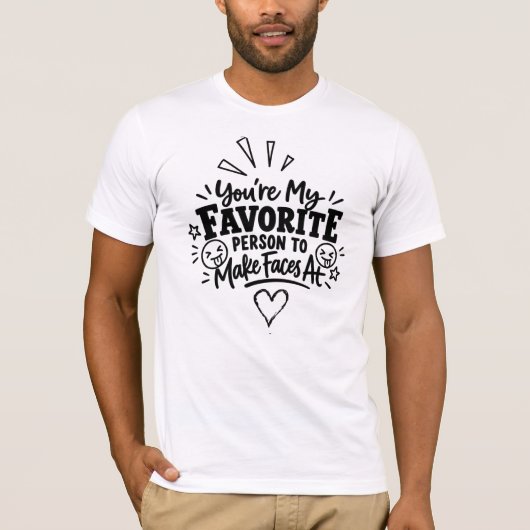 最高の友達スローガン Tシャツ (正面)