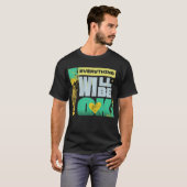 最高の友達スローガン Tシャツ (正面フル)