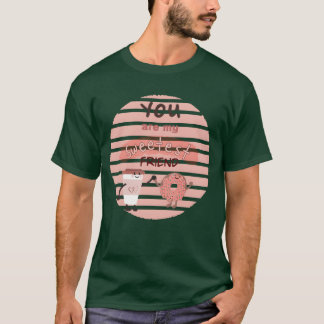 最高の友達デザイン 友達ギフト Tシャツ