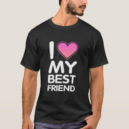 最高の友達大好き Tシャツ