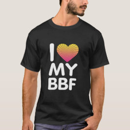 最高の友達大好き Tシャツ