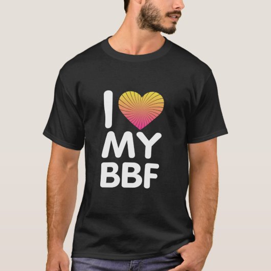 最高の友達大好き Tシャツ (正面)