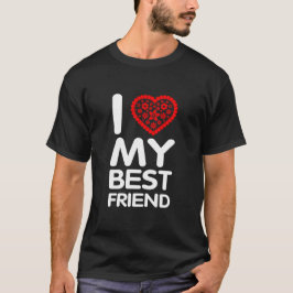 最高の友達大好き Tシャツ