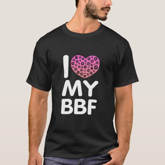 最高の友達大好き Tシャツ (正面)