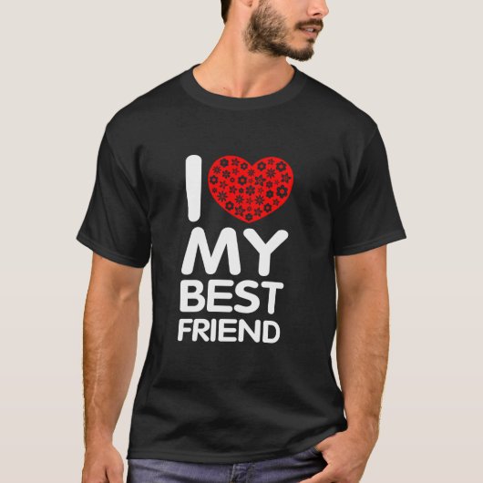 最高の友達大好き Tシャツ (正面)