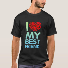 最高の友達大好き Tシャツ