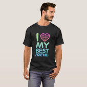 最高の友達大好き Tシャツ (正面フル)