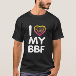 最高の友達大好き Tシャツ