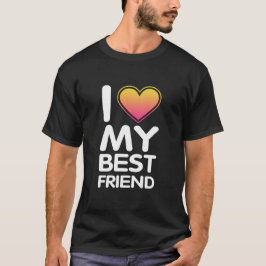 最高の友達大好き Tシャツ